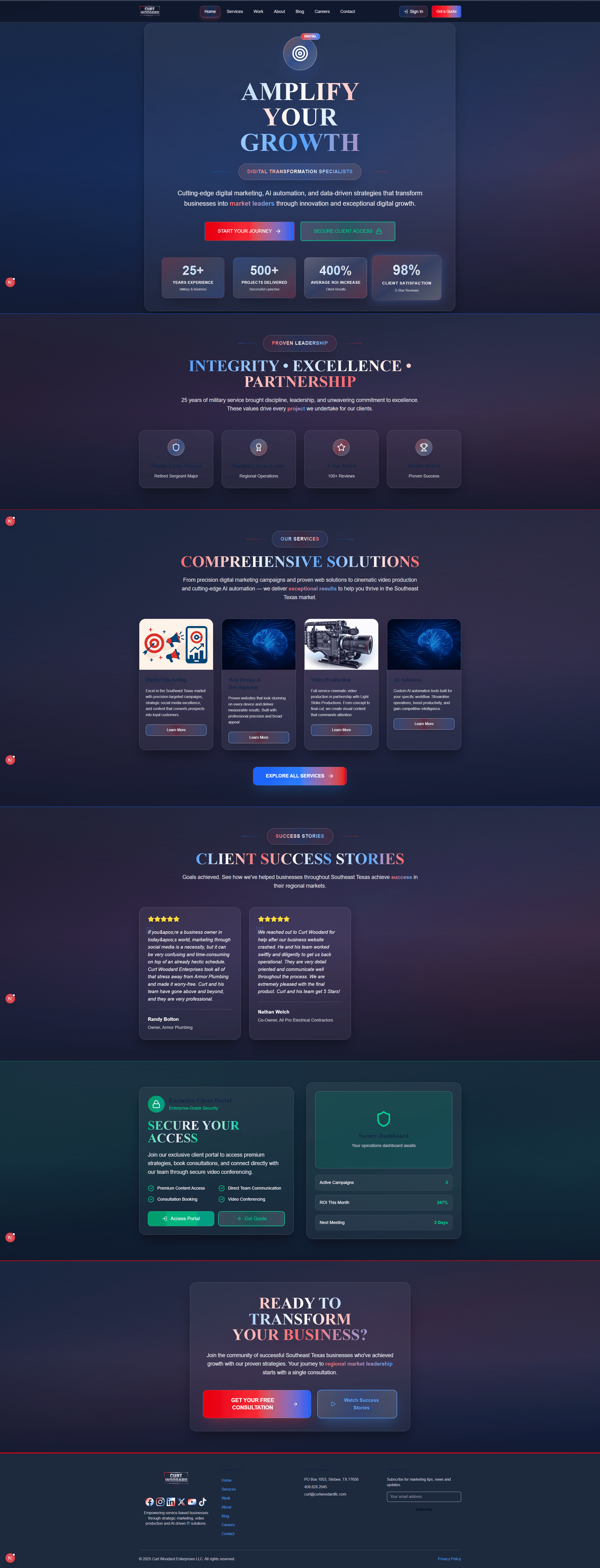 Curt Woodard Enterprises screenshot 1
