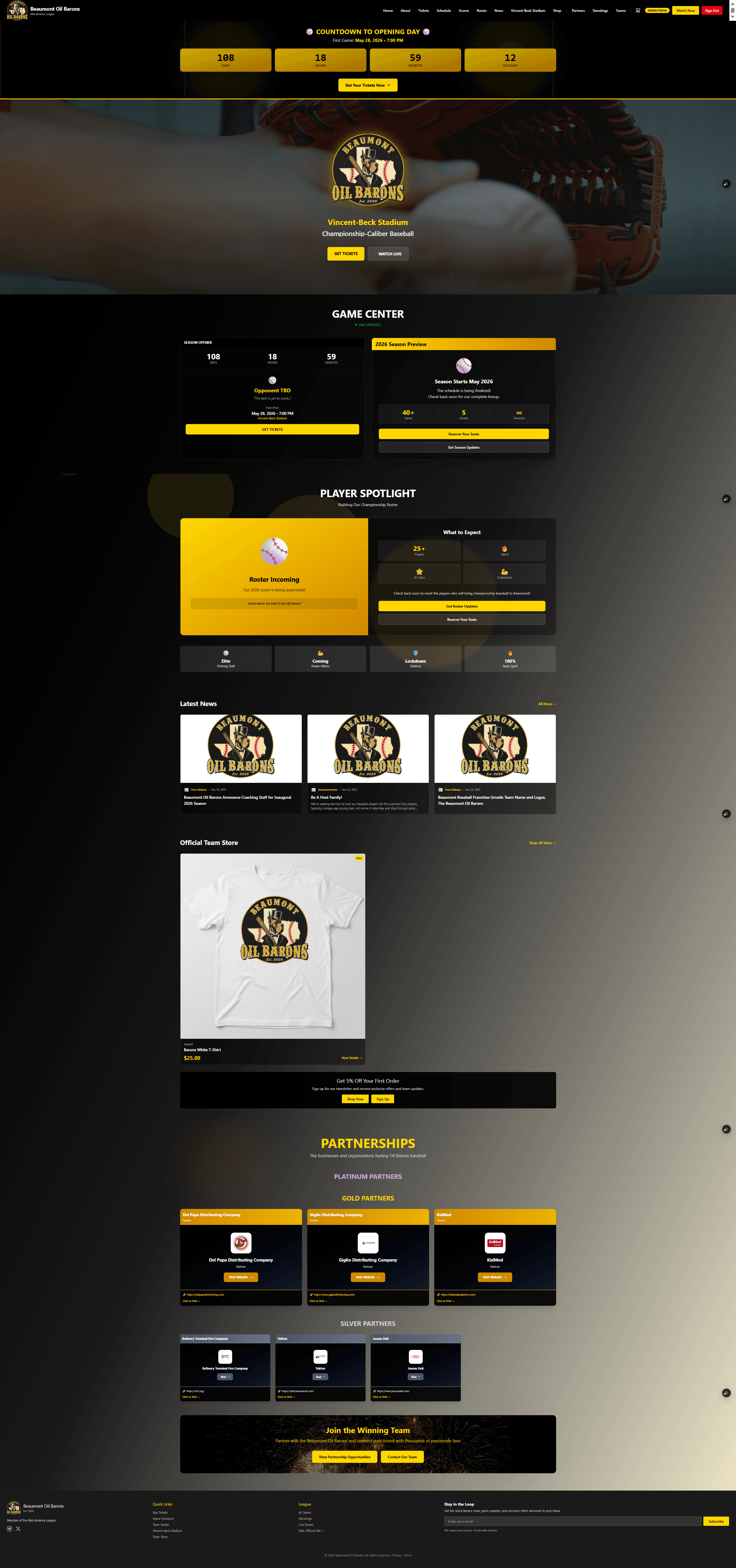 Beaumont Oil Barons screenshot 1